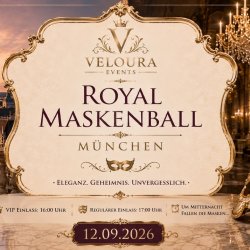 👑 Royal Masquerade Ball – München 2026 🎭