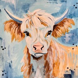 Gorgeous Highlander sip & paint
