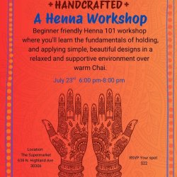 Healing Henna Workshop