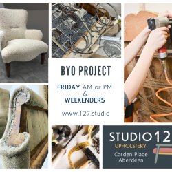 June 13th & 14th - Bring Your Own Furniture (BYOF) Upholstery Weekender