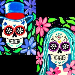✨🎨 Amor Eterno – Black Light GLOW Party! ✨