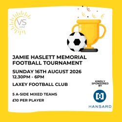 The Jamie Haslett Memorial Football Tournament