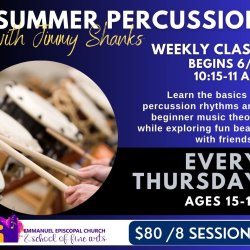 SUMMER PERCUSSION (Ages 15-18) THURSDAYS