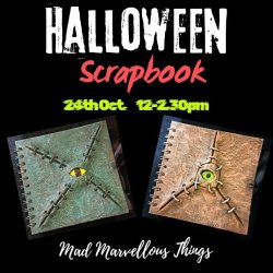 Powertex - Halloween Altered Scrapbook