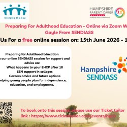 Online SENDIASS Session With Gayle - preparing for Adult Education