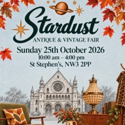 Stardust vintage event - 25th october 2026 10am-4pm at st stephens church.