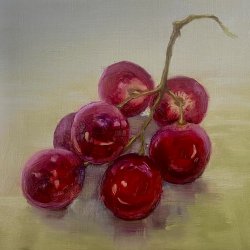 Still Life in Oil - Grapes