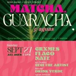 MATCHA GUARACHA Y AGUAS