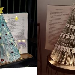 Crafternoon Tea - Recycled Book Tree 🌲