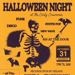 HALLOWEEN NIGHT at THE DRUMMER, ULTIMATE DJ PARTY
