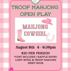 Monthly Open Play Troop Mahjong