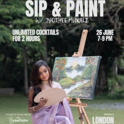 Sip & Paint with Jyothee Murali 🎨🍸