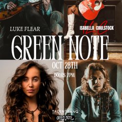 Isabella Coulstock and Luke Flear LIVE at Green Note
