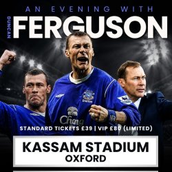An Evening With Kevin Keegan OBE at Kassam Stadium