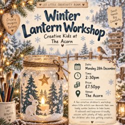 Childrens Lantern making at The Acorn