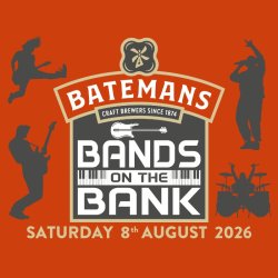 Bands on the Bank Logo and Event Date