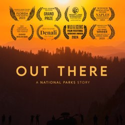 Out There film with laurels