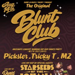 "BLUNT CLUB:" LIVE HIP-HOP AND DEEJAYS