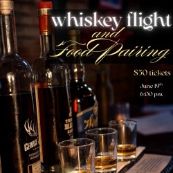 Whiskey Flight and Food Pairing
