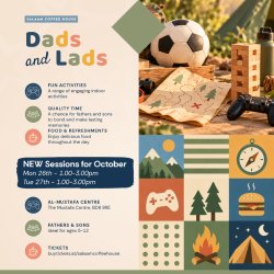 Dads and Lads - Half Term Games Afternoon