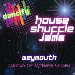 neon pink text and dancify logo