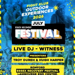 FIGHT KLUB FESTIVAL EXPERIENCE ESSEX RECOVERY FESTIVAL 'DJ WITNESS'