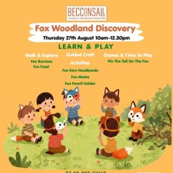 Fox Woodland Fun at Becconsall Heritage Park