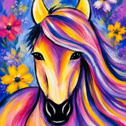 Wild Free Horse