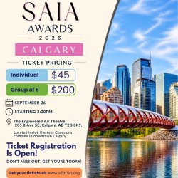 SAIA AWARDS CALGARY 2026