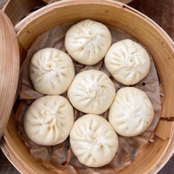 Freshly steamed Bao made by Dumpling Class Participants