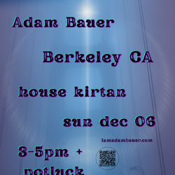 Adam Bauer Kirtan | Berkeley CA (private home)