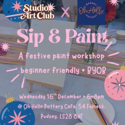 Studio Art Club X Oh Hello paint workshop