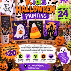 Kids Halloween Painting