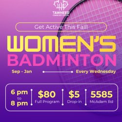 Women's Badminton – Fall/Winter 2026