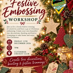 Christmas Embossing Workshop