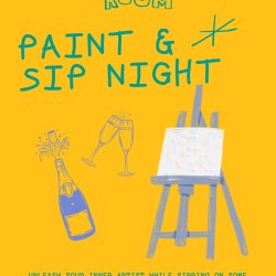 Paint & Sip: Northern Lights 🌌✨