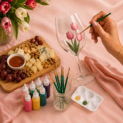 Paint, Snack N Sip - Wine Glass (Cheltenham)