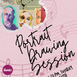 Live Portrait Drawing Session to Music ~ Sept