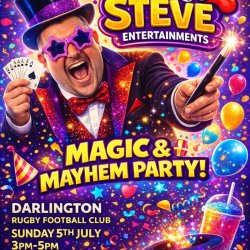 ✨ Magic & Mayhem Party with Silly Steve! ✨