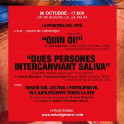 La frontera del petó: curtmetratges i sessió participativa per a adolescents · Ulls de Dona