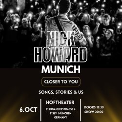 Nick Howard Live in Munich - 'Closer To You' Acoustic Show