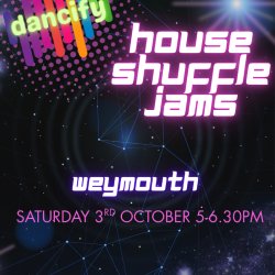 neon pink text and dancify logo