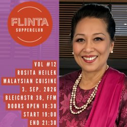 FLINTA Supperclub Vol #12: Malaysian Cuisine 3.9.2026