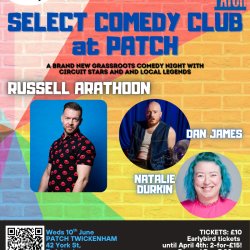 Select Comedy @ Patch Twickenham - June'26