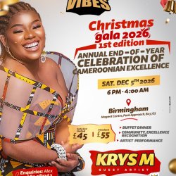 MBOA VIBES Christmas Gala with Krys M - 1st Edition - Cameroon UK Excellence
