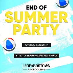 End of Summer Party @ Leopardstown Racecourse, Dublin (Strictly Incoming 2nd Years)