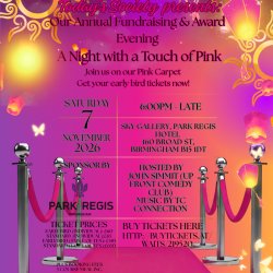 WAITS Annual Ball  -  "A Touch of Pink" Flyer