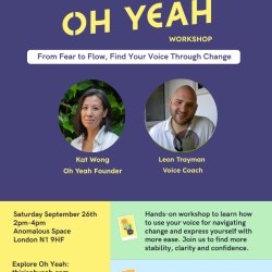 Workshop: From Fear to Flow: Finding Your Voice Through Change