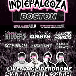 BOSTON - Gliderdrome - Indiepalooza - "the UK's BEST Indie Festival"