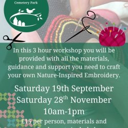 Embroidery Inspired by Nature Workshop